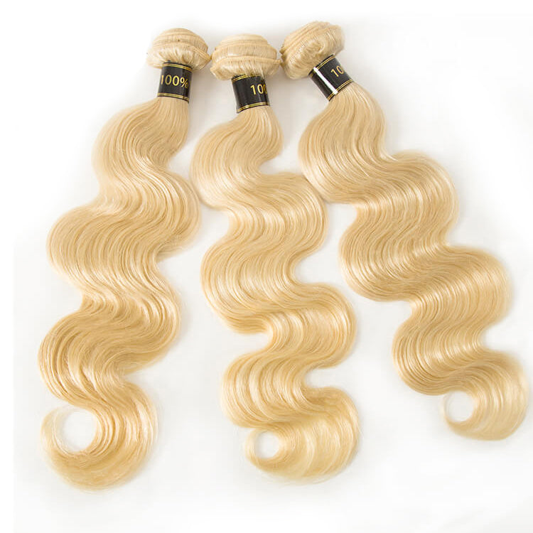 Blonde 613 3PCS Body Wave Human Hair Bundles