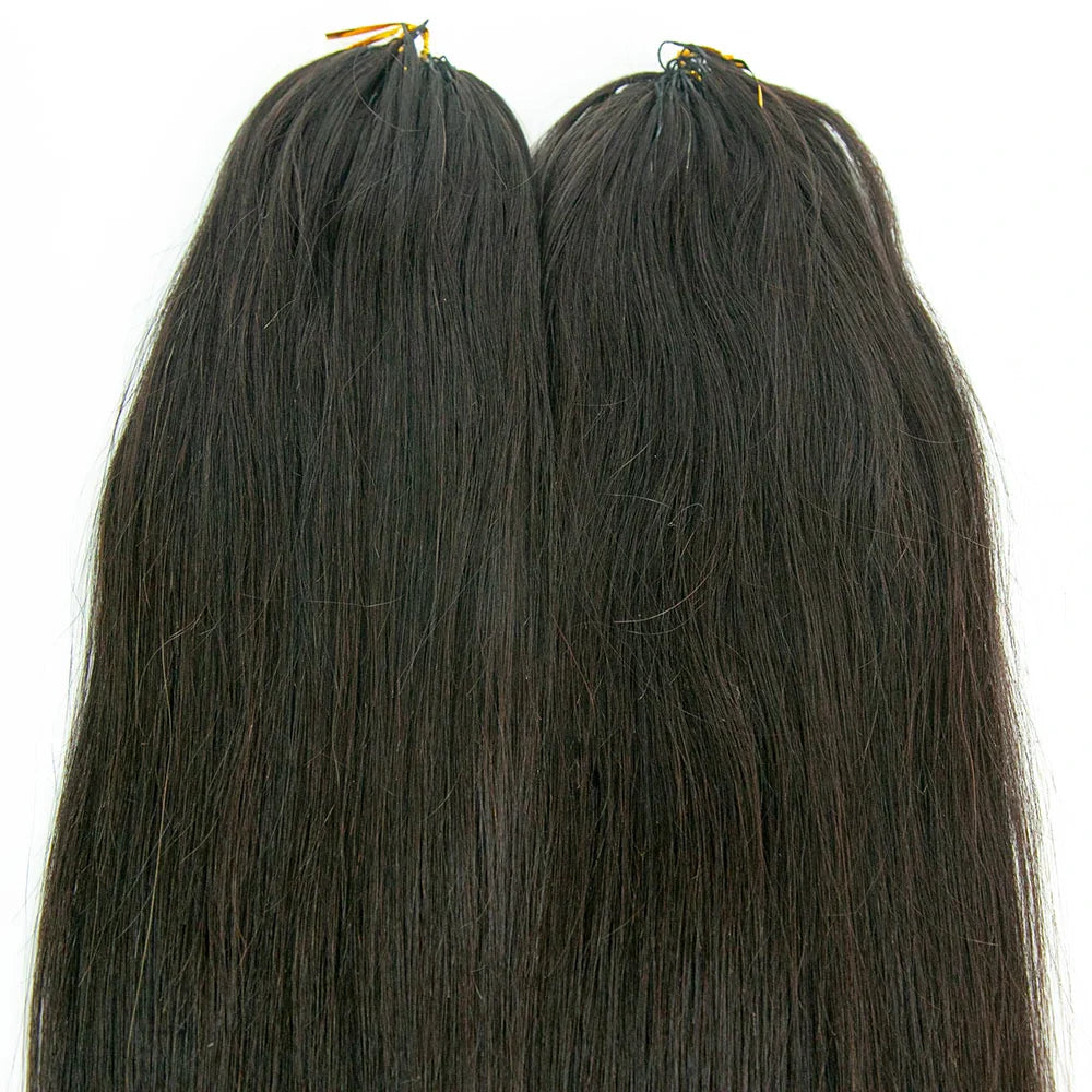 Human Crochet Hair Extensions Silky Straight