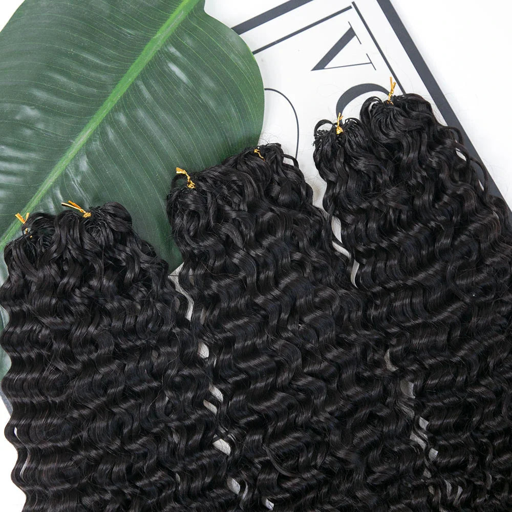 Human Crochet Hair Water Wave