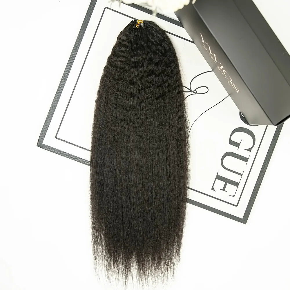 Kinky Straight Human Crochet Hair