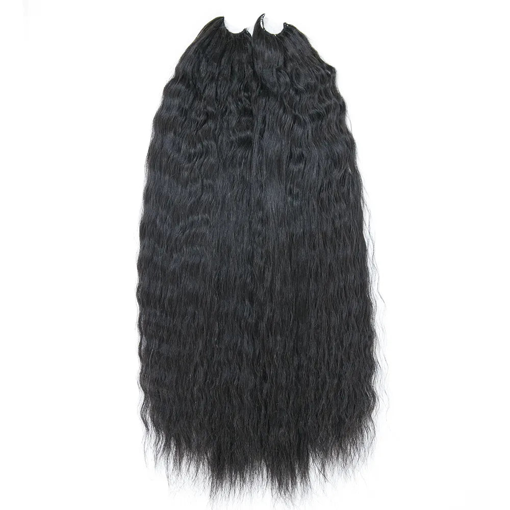 Wet and Wavy Human Crochet Hair