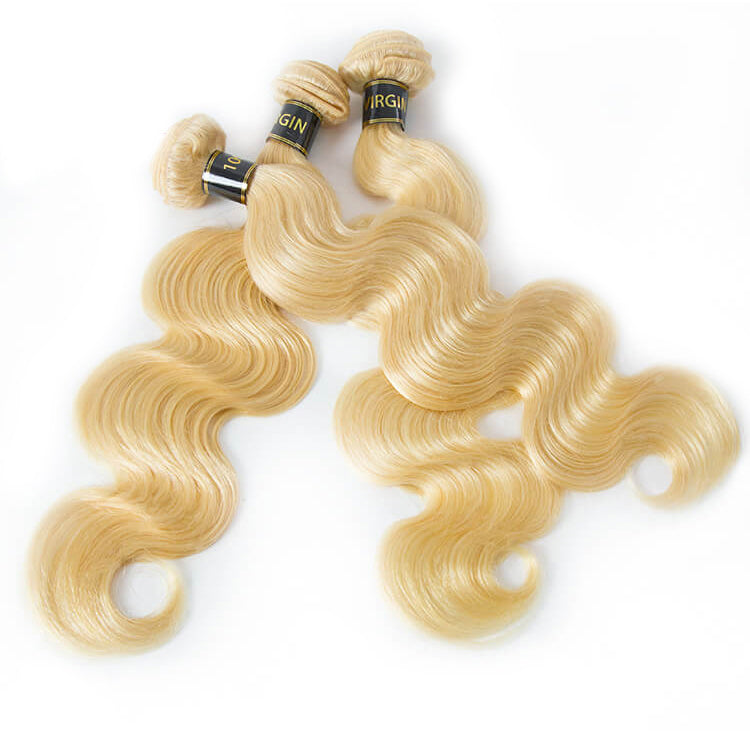 Blonde 613 3PCS Body Wave Human Hair Bundles