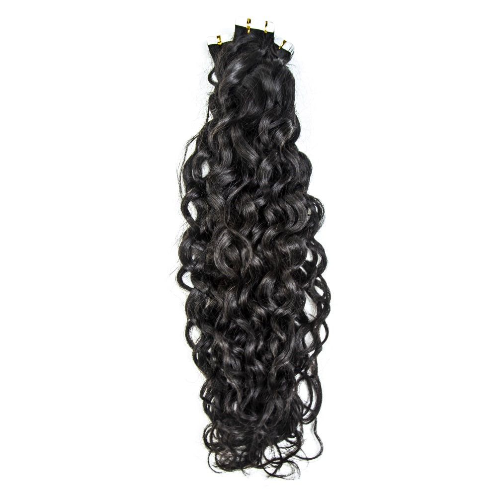 Top Premium Water Wave PU Tape In Hair Extensions