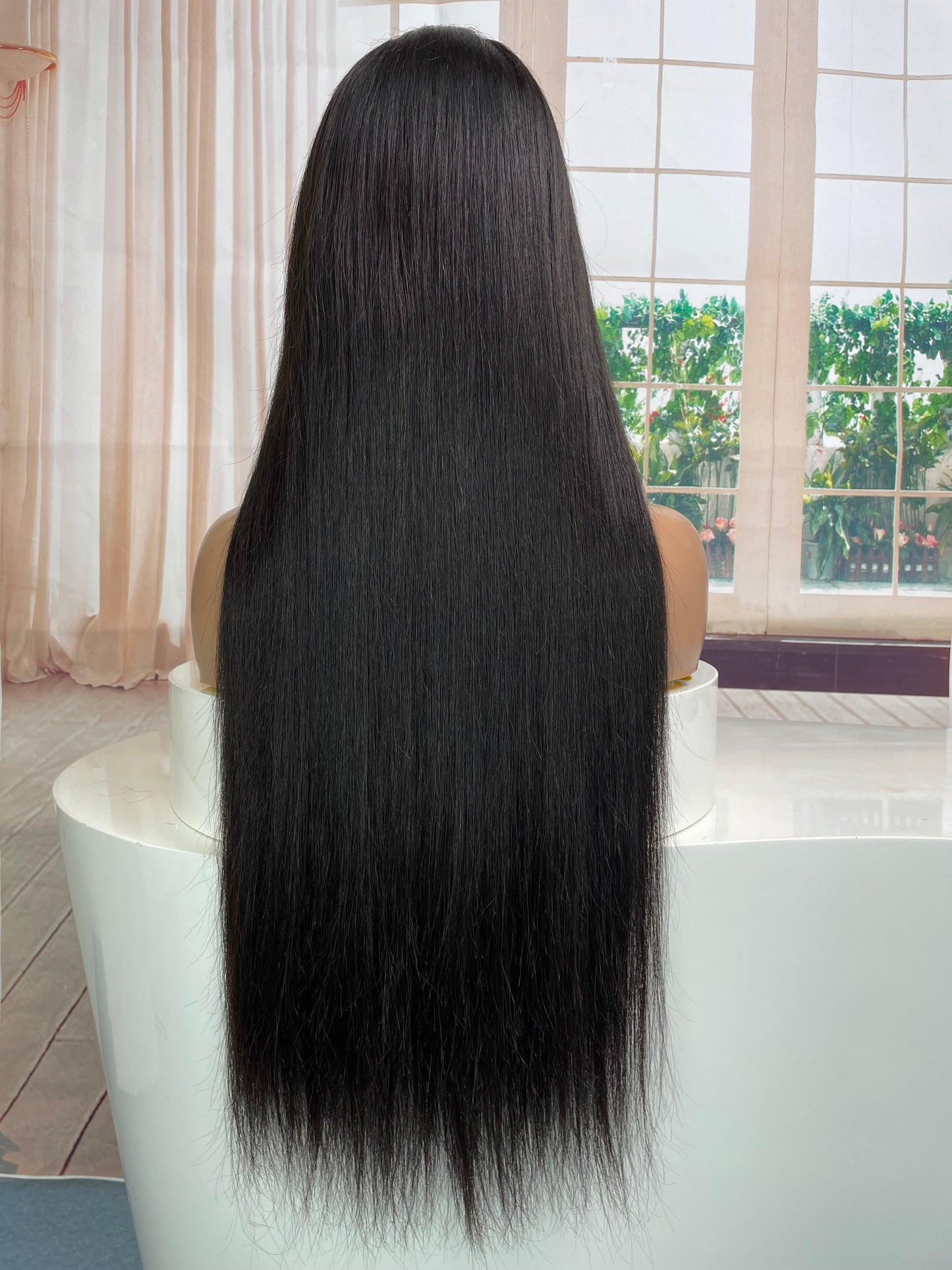 Glueless Straight 5x5 HD Lace 200% Human Hair Closure Wig