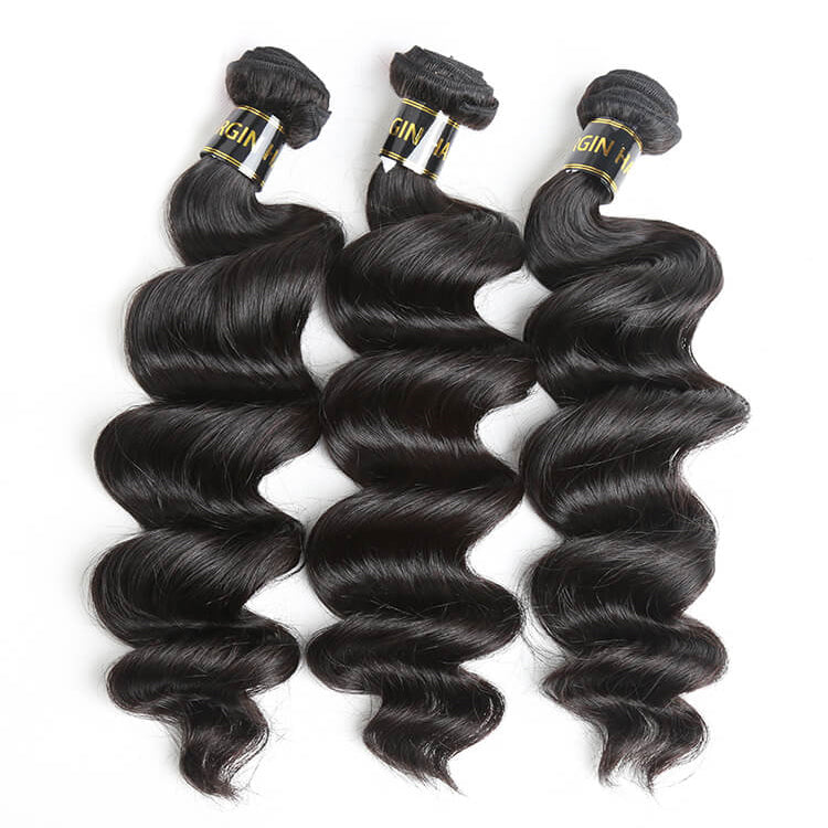 1 PCS Loose Wave 10A Mink Hair Bundles