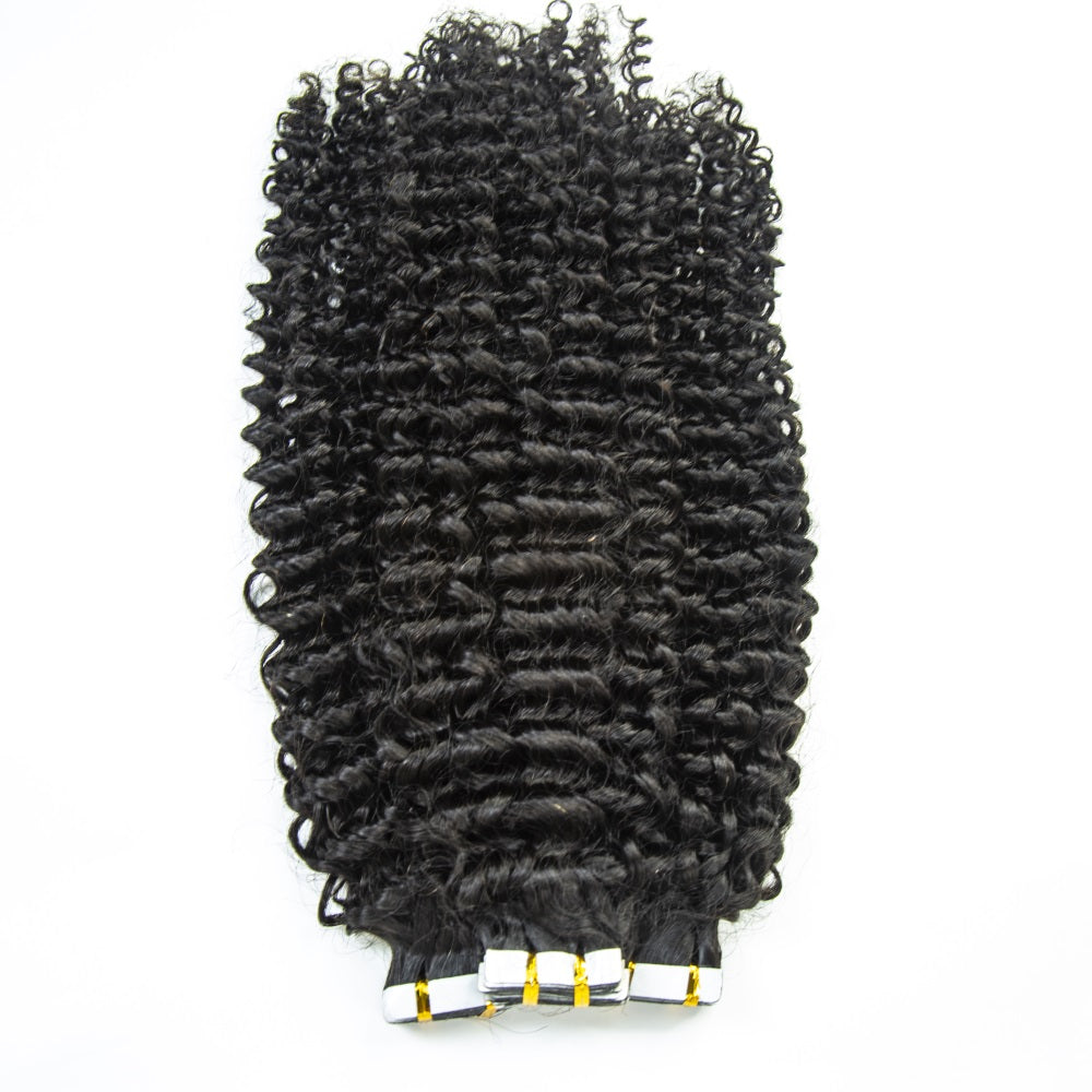 Top Premium Curly Hair PU Tape In Hair Extensions