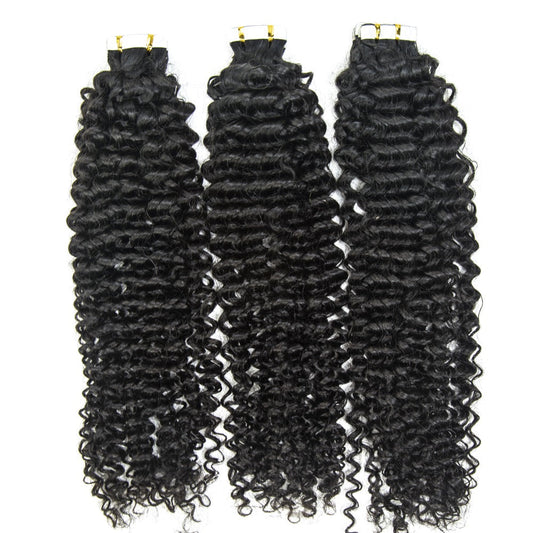 Top Premium Curly Hair PU Tape In Hair Extensions