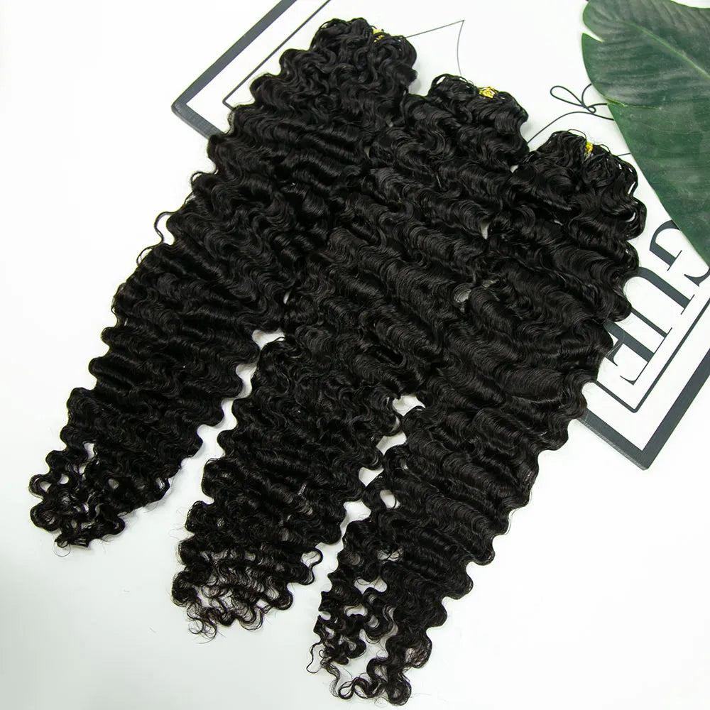 Water Deep Wave Human Crochet Hair