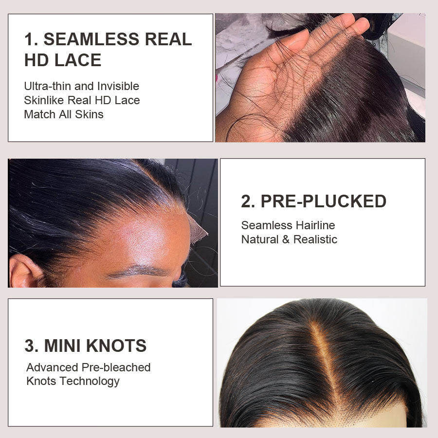 7X7 HD Lace Straight Bob 13X4 Lace Frontal Bob Wig