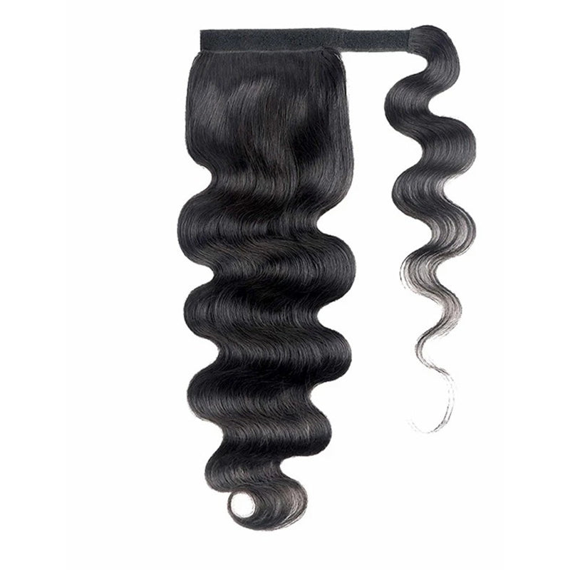 10A Ponytail Body Wave Hair Weave Easy Install