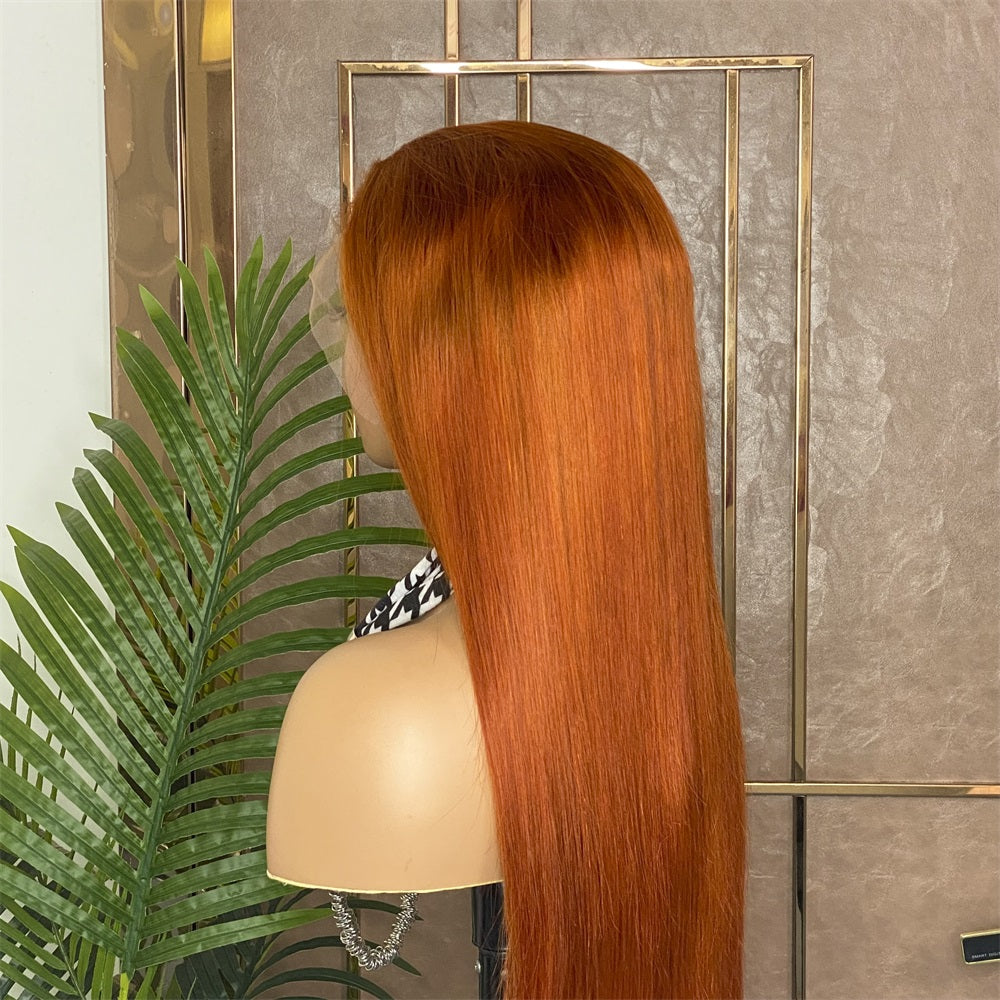 Orange Lace Wig Straight/Body/Deep/Water
